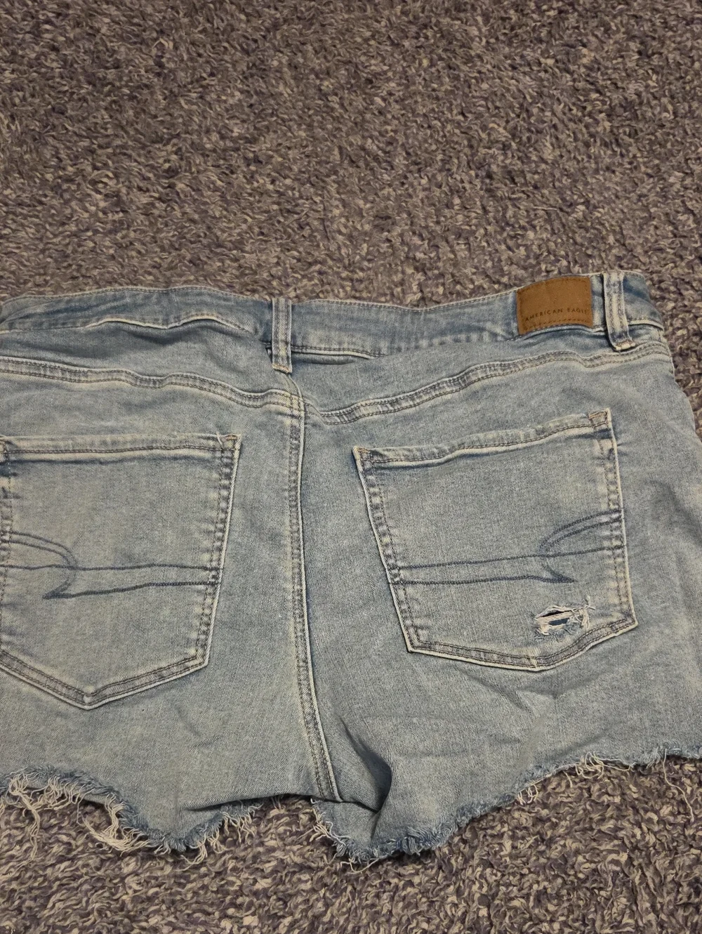 American Eagle High Rise Shortie Shorts